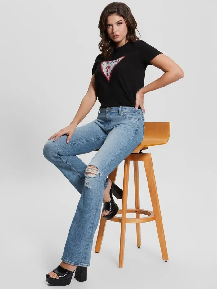 Women Jeans and Denim GUESS Eco Ryder LowRise Flare Jeans Cali Blues Women Jeans and Denim GUESS Eco Ryder LowRise Flare Jeans Cali Blues