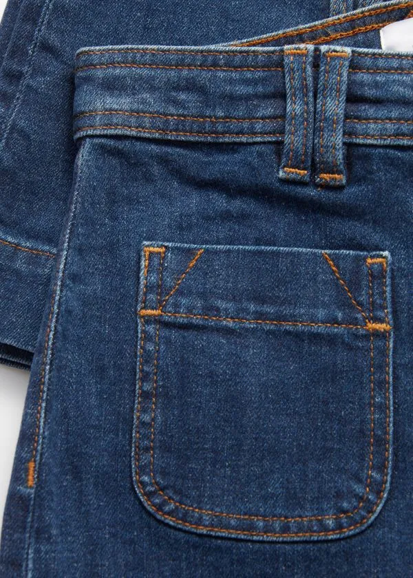 Women Jeans and Other Stories HighWaist Flared Jeans Blue