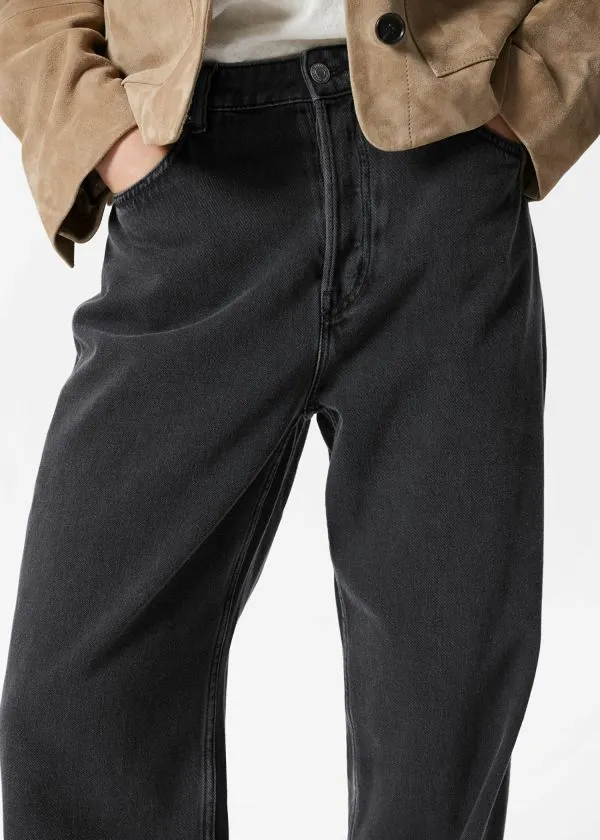 Women Jeans and Other Stories Relaxed Tapered Jeans Black