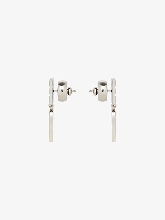 Women Jewelry Givenchy 4G Earrings In Metal And Enamel Pinksilvery Women Jewelry Givenchy 4G Earrings In Metal And Enamel Pinksilvery