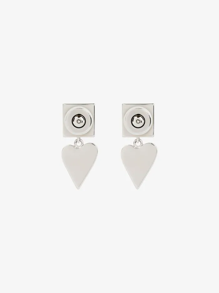 Women Jewelry Givenchy 4G Earrings In Metal And Enamel Pinksilvery Women Jewelry Givenchy 4G Earrings In Metal And Enamel Pinksilvery