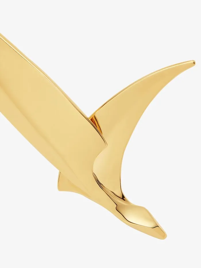 Women Jewelry Givenchy Bird Torque Necklace In Metal Golden Yellow