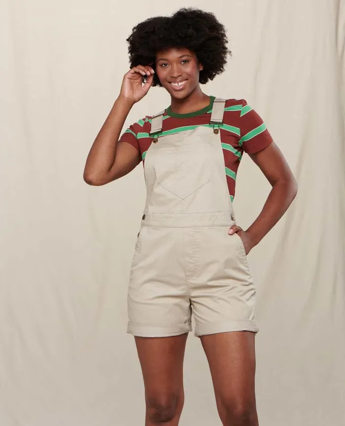 Women Jumpsuits and Overalls Toad and Co Cottonwood Shorteralls Twine