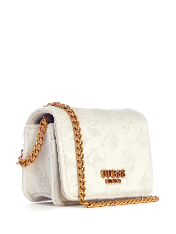 WomenKids Fynna Micro Mini Bag White Accessories GUESS WomenKids Fynna Micro Mini Bag White Accessories GUESS