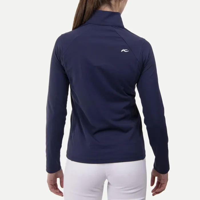 Women Kira Midlayer HalfZip Atlanta Blue KJUS Midlayers and Sweaters