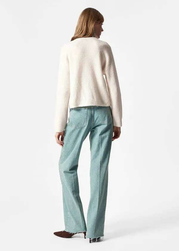 Women Knitwear and Other Stories AlpacaBlend Knitted Cardigan White