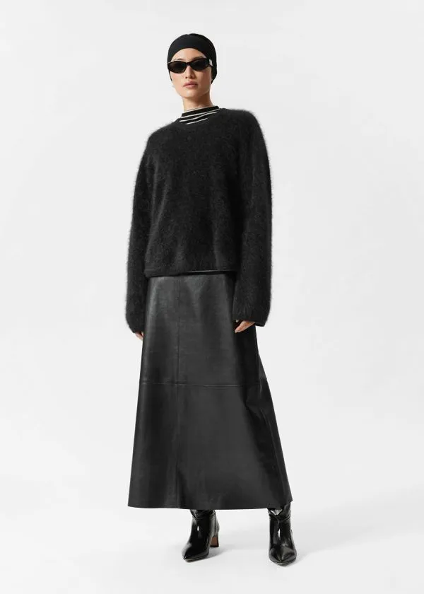 Women Knitwear and Other Stories BrushedCashmere Jumper Black