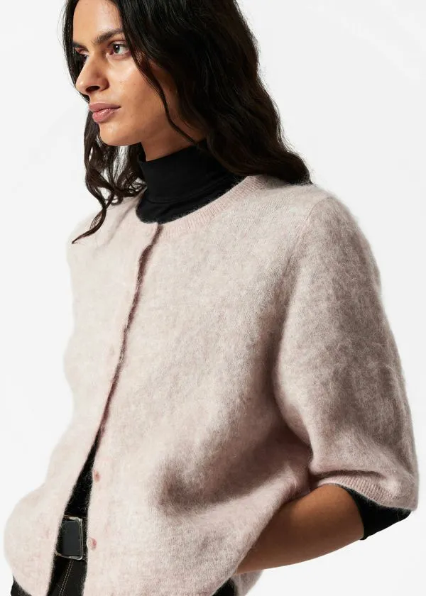 Women Knitwear and Other Stories Knitted MohairBlend Cardigan Beige