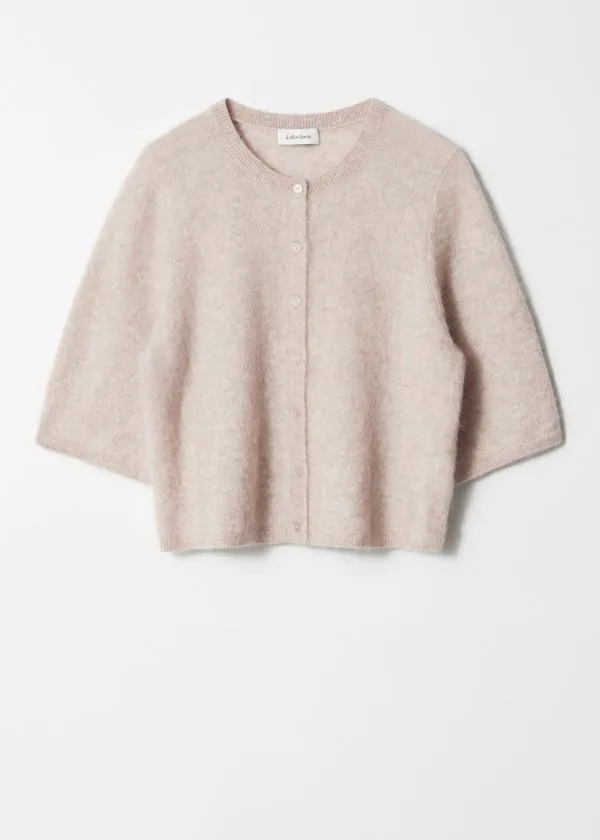Women Knitwear and Other Stories Knitted MohairBlend Cardigan Beige