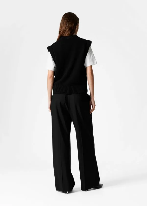 Women Knitwear and Other Stories Knitted Vest Black Women Knitwear and Other Stories Knitted Vest Black