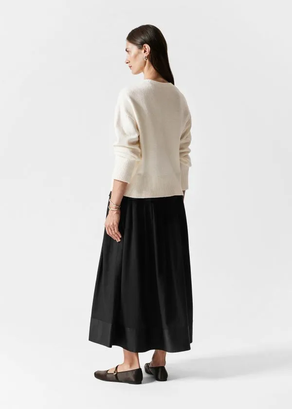 Women Knitwear and Other Stories Relaxed Knit Jumper White
