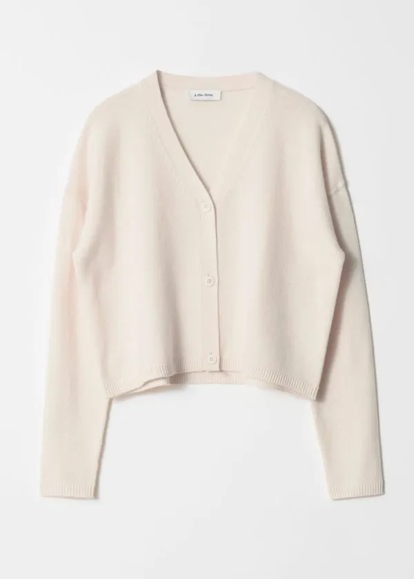 Women Knitwear and Other Stories Relaxed Wool Cardigan Cream