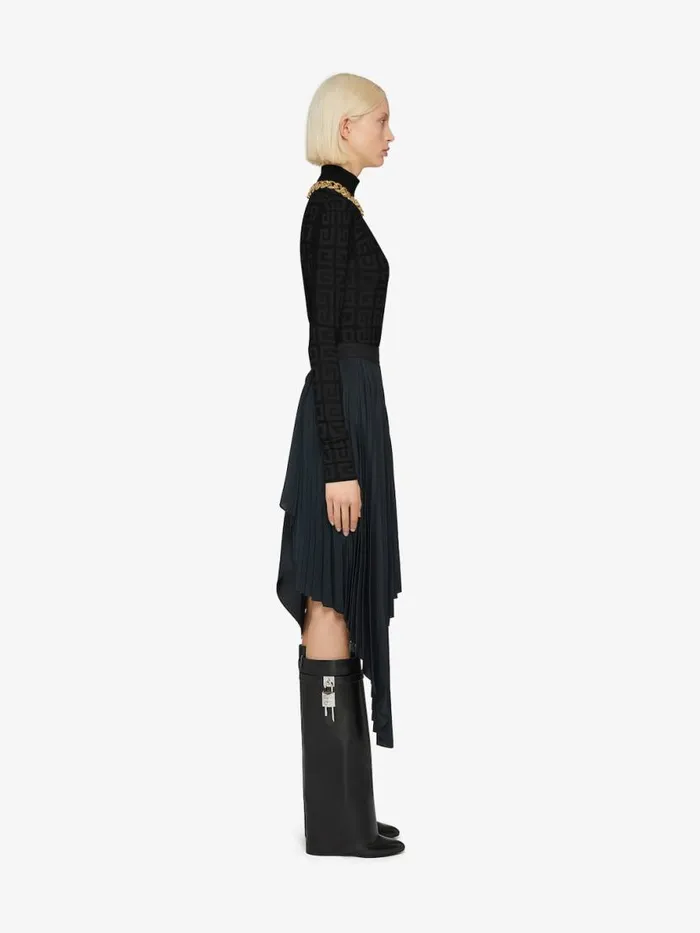 Women Knitwear Givenchy Sweater In 4G Jacquard Black