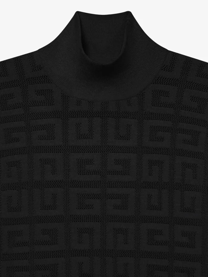 Women Knitwear Givenchy Sweater In 4G Jacquard Black