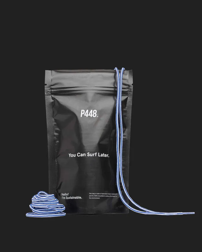 Women Laces P448 Shoelaces WhiteRoyal Women Laces P448 Shoelaces WhiteRoyal