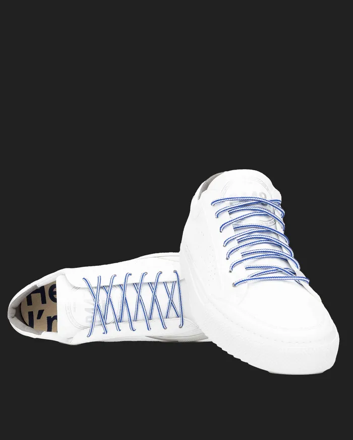 Women Laces P448 Shoelaces WhiteRoyal Women Laces P448 Shoelaces WhiteRoyal