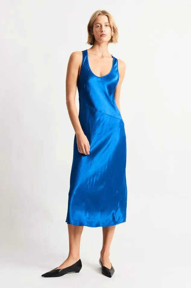 Women Lapis Valentina Midi Dress Raquel Allegra Sweaters and Knits