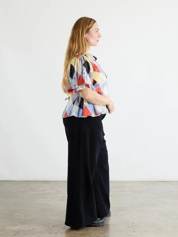 Women Leia Ruffle Blouse Cirque Argyle Lisa Says Gah Blouses