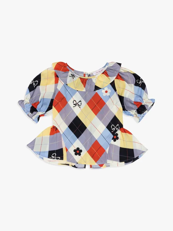 Women Leia Ruffle Blouse Cirque Argyle Lisa Says Gah Blouses