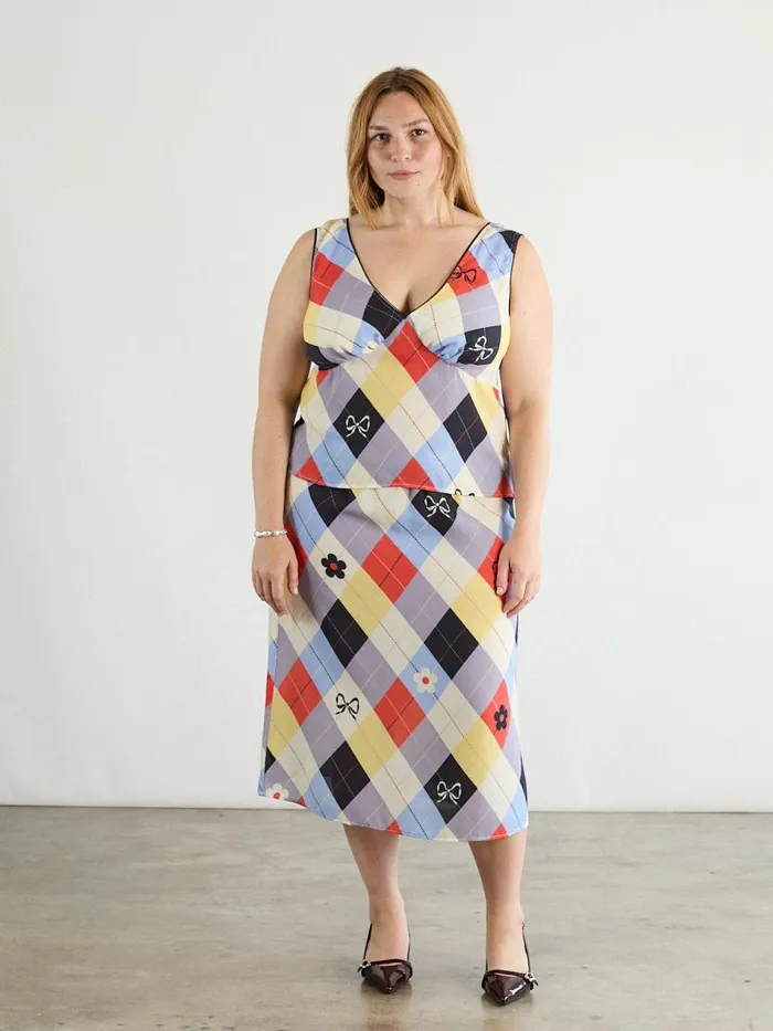Women Lia Top Cirque Argyle Lisa Says Gah Blouses