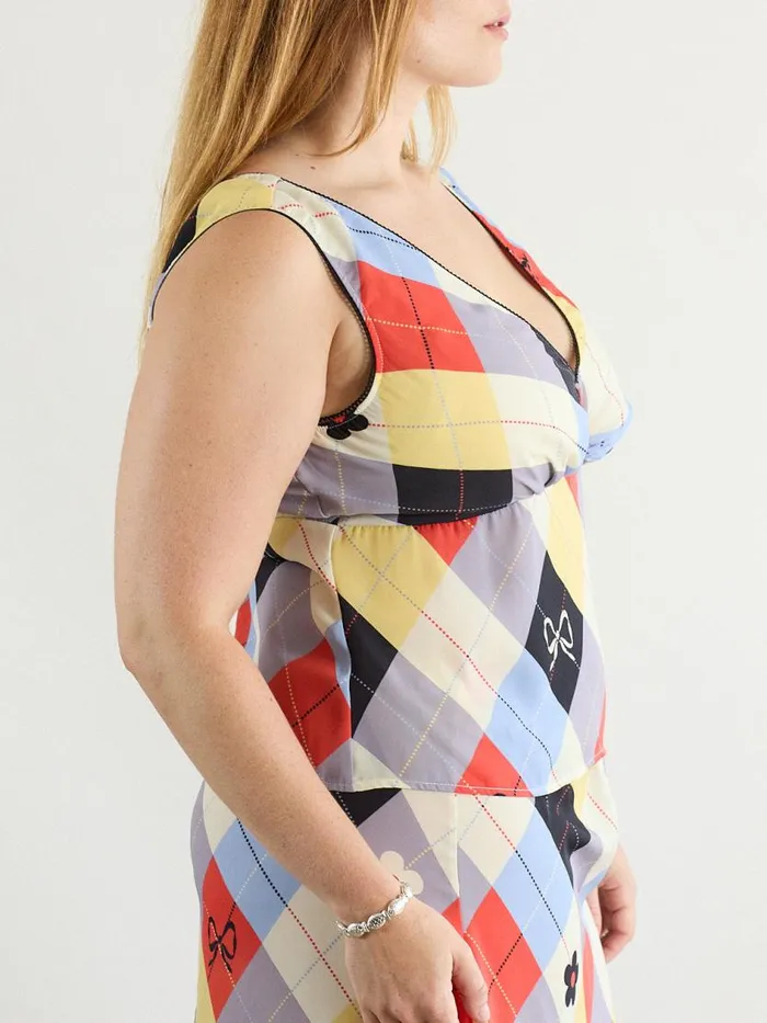 Women Lia Top Cirque Argyle Lisa Says Gah Blouses
