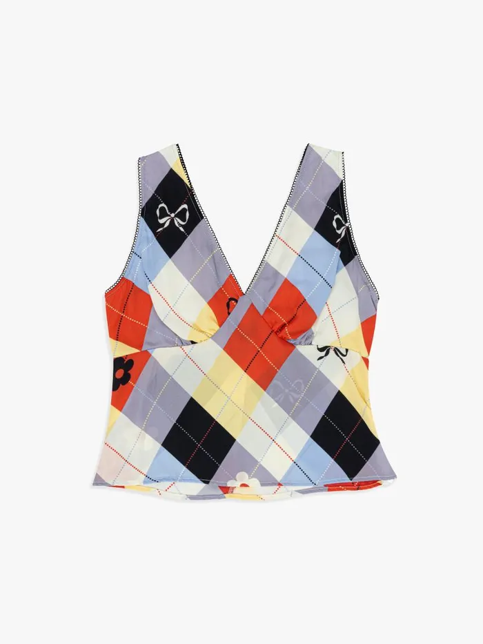 Women Lia Top Cirque Argyle Lisa Says Gah Blouses