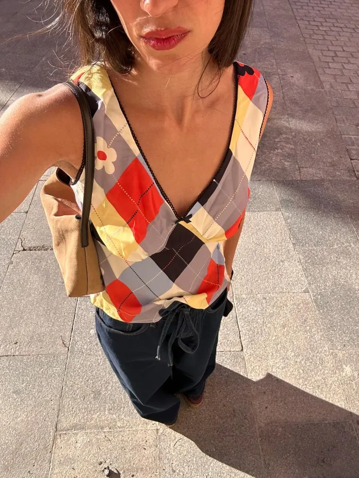 Women Lia Top Cirque Argyle Lisa Says Gah Blouses