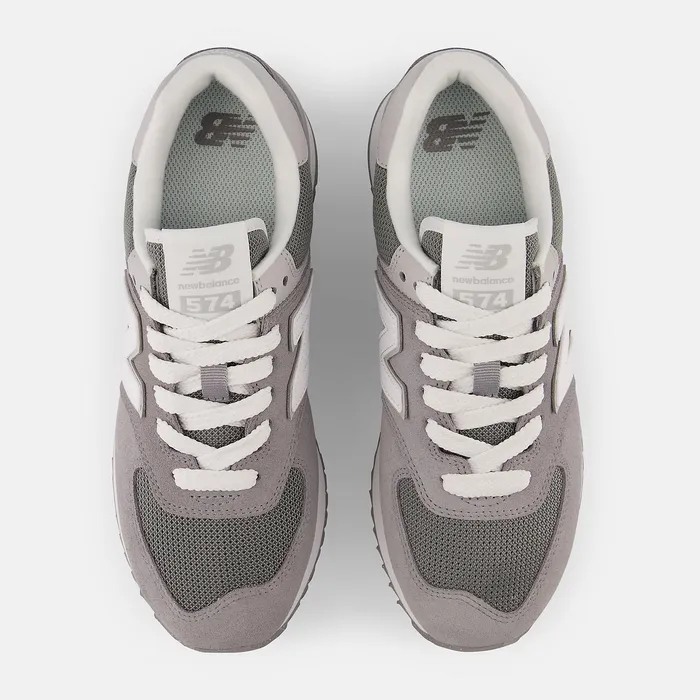 Women Lifestyle New Balance 574 Shadow Grey with Rain Cloud and White