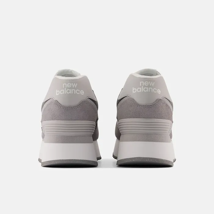 Women Lifestyle New Balance 574 Shadow Grey with Rain Cloud and White