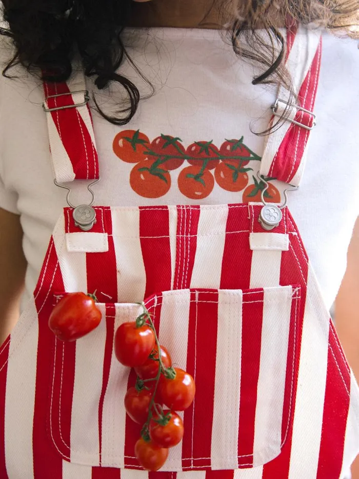 Women Lucy Overall Pomodoro Stripe Lisa Says Gah Denim