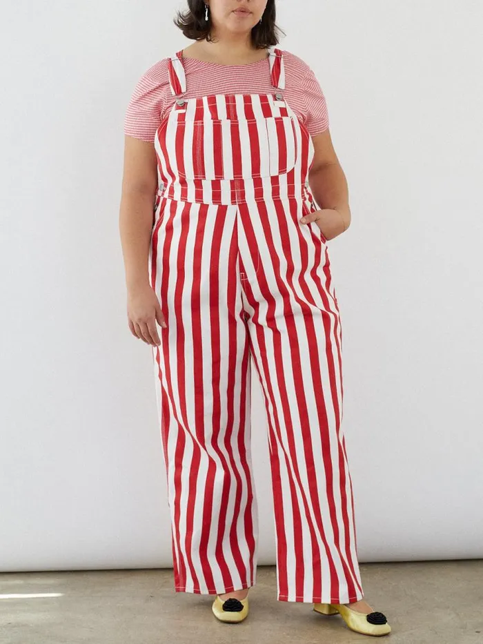 Women Lucy Overall Pomodoro Stripe Lisa Says Gah Denim