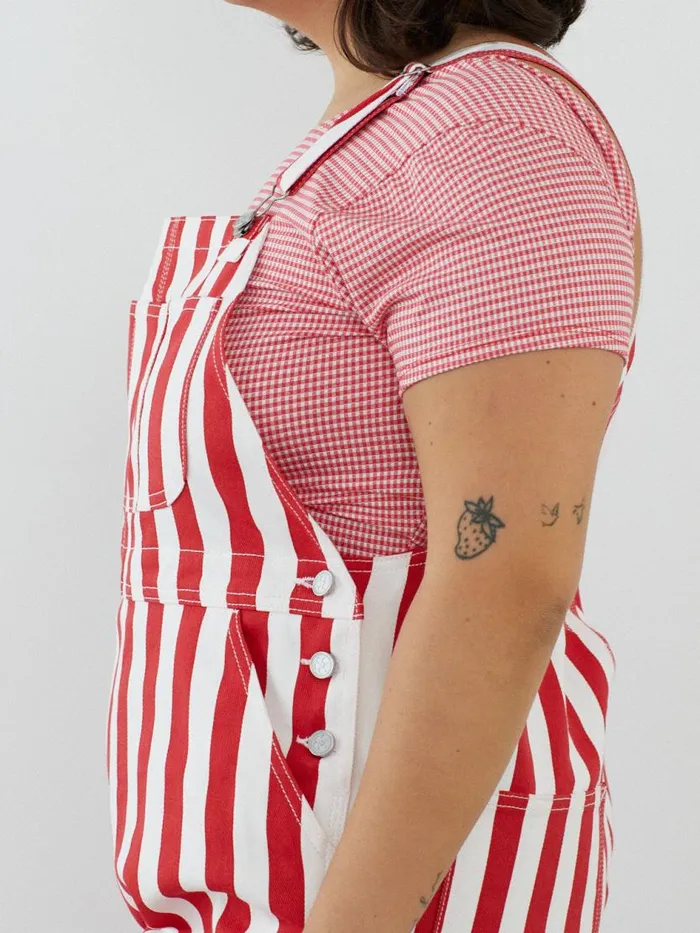 Women Lucy Overall Pomodoro Stripe Lisa Says Gah Denim