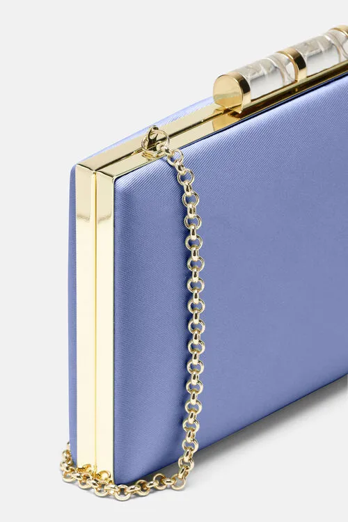 Women Luisa Spagnoli Ivy Ivy PeriwinkleLight Gold Clutch and Pochette Women Luisa Spagnoli Ivy Ivy PeriwinkleLight Gold Clutch and Pochette