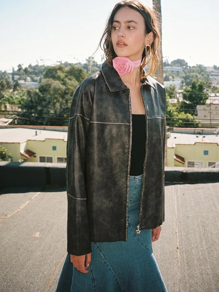 Women Macey Jacket Vintage Black Lisa Says Gah Jackets Outerwear