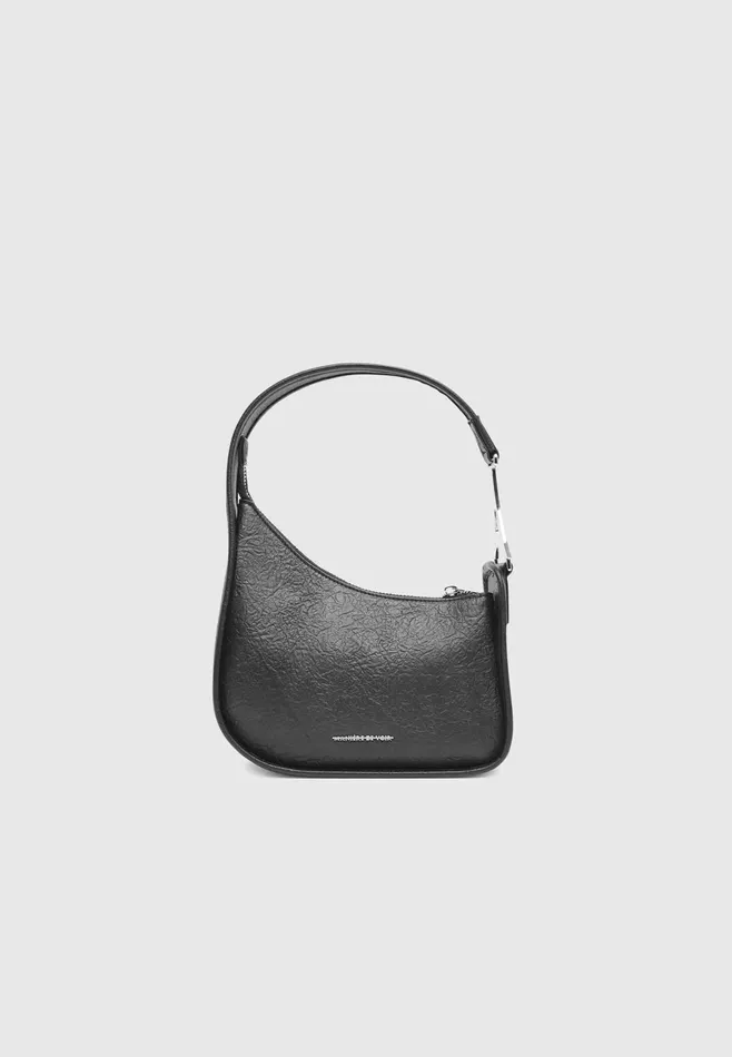 Women Manire De Voir L039eiffel Textured Handbag Black