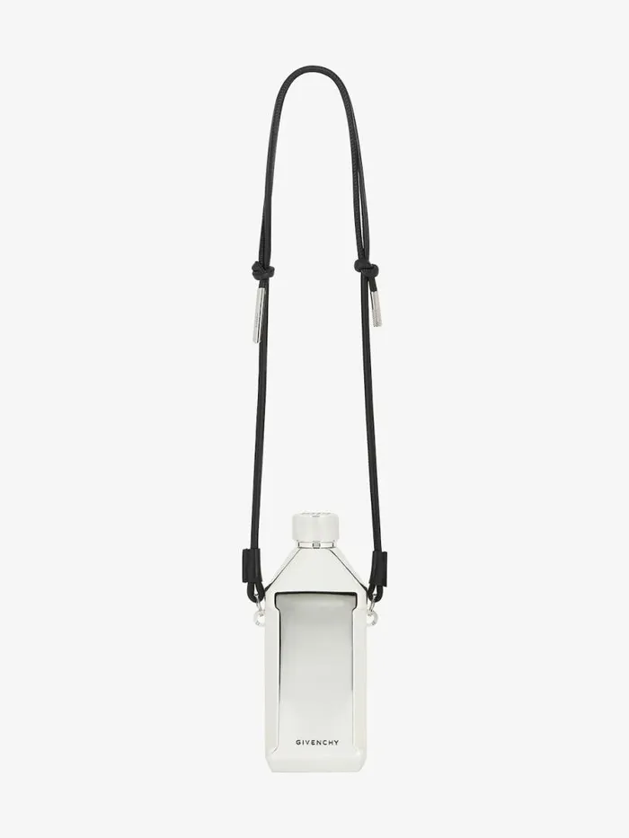 WomenMen Belts Givenchy GIVENCHY 4G Flask In Metal With Strap Silvery WomenMen Belts Givenchy GIVENCHY 4G Flask In Metal With Strap Silvery