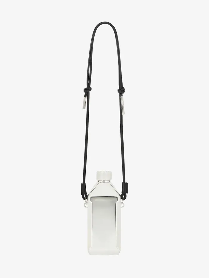 WomenMen Belts Givenchy GIVENCHY 4G Flask In Metal With Strap Silvery WomenMen Belts Givenchy GIVENCHY 4G Flask In Metal With Strap Silvery