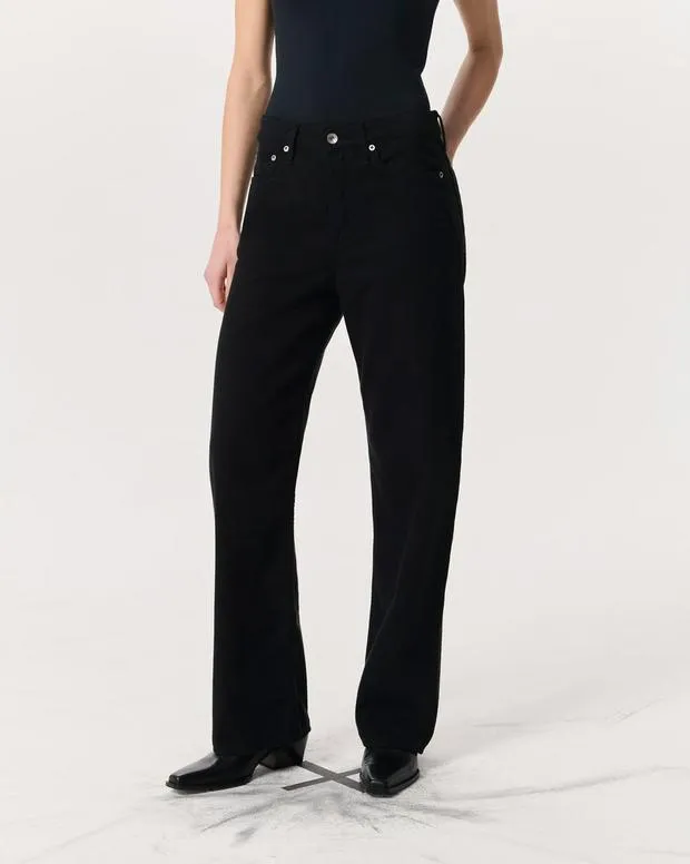 WomenMen Featherweight Logan WideLeg Jean Black FeatherweightWideLeg and BarrelJewelry rag and bone