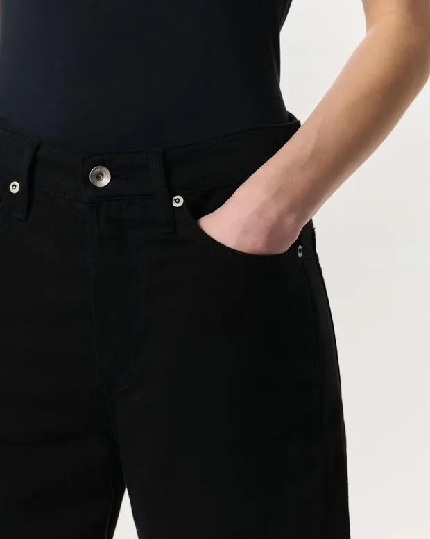 WomenMen Featherweight Logan WideLeg Jean Black FeatherweightWideLeg and BarrelJewelry rag and bone