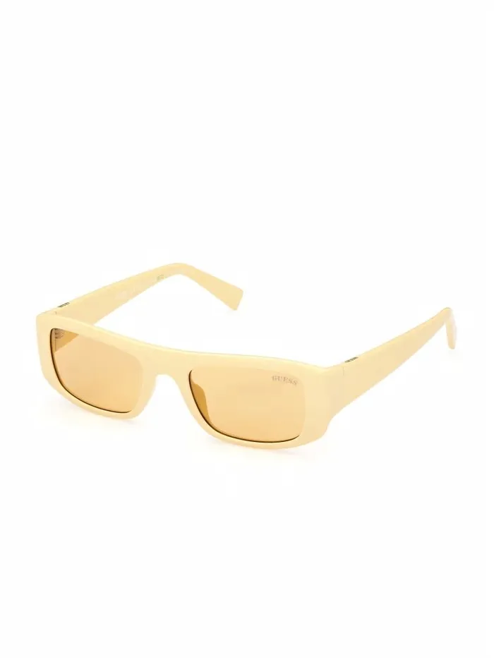 WomenMen GUESS GUESS Originals Rectangle Sunglasses Yellow Sunglasses WomenMen GUESS GUESS Originals Rectangle Sunglasses Yellow Sunglasses