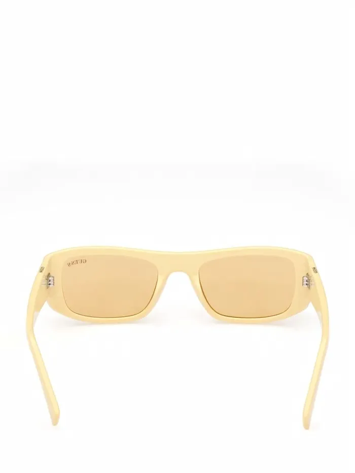 WomenMen GUESS GUESS Originals Rectangle Sunglasses Yellow Sunglasses WomenMen GUESS GUESS Originals Rectangle Sunglasses Yellow Sunglasses