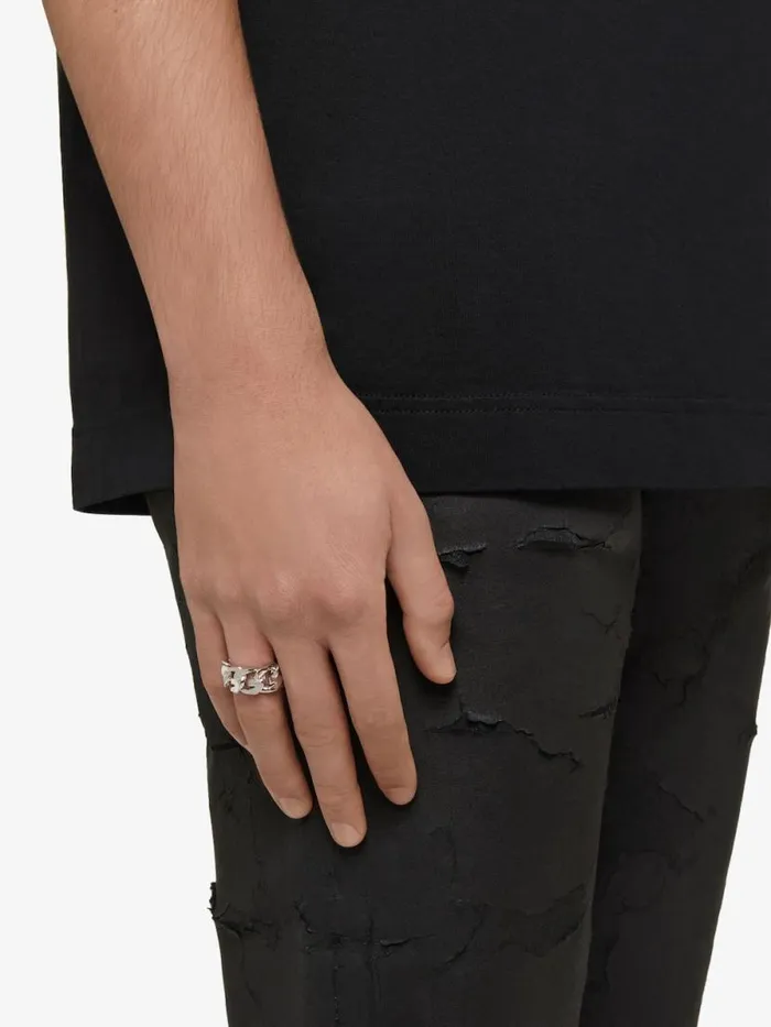 WomenMen Jewelry Givenchy G Chain Ring In Metal Silvery WomenMen Jewelry Givenchy G Chain Ring In Metal Silvery