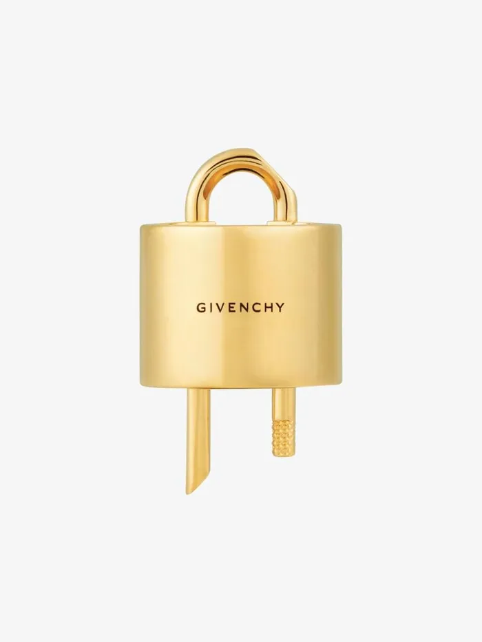 WomenMen Jewelry Givenchy U Lock Ring In Metal Golden Yellow WomenMen Jewelry Givenchy U Lock Ring In Metal Golden Yellow
