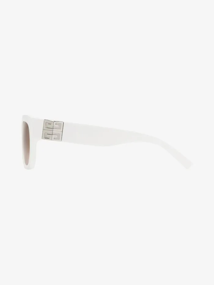 WomenMen Sunglasses Givenchy 4G Unisex Sunglasses In Acetate White WomenMen Sunglasses Givenchy 4G Unisex Sunglasses In Acetate White