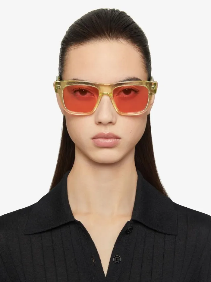 WomenMen Sunglasses Givenchy GV Day Unisex Sunglasses In Acetate Yellow