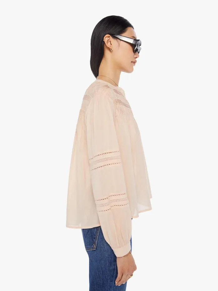Women Mother Denim Allie Shirt Sepia
