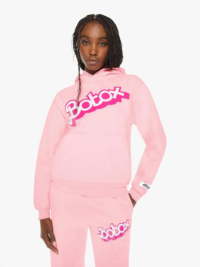 Women Mother Denim Botox Hoodie Pink