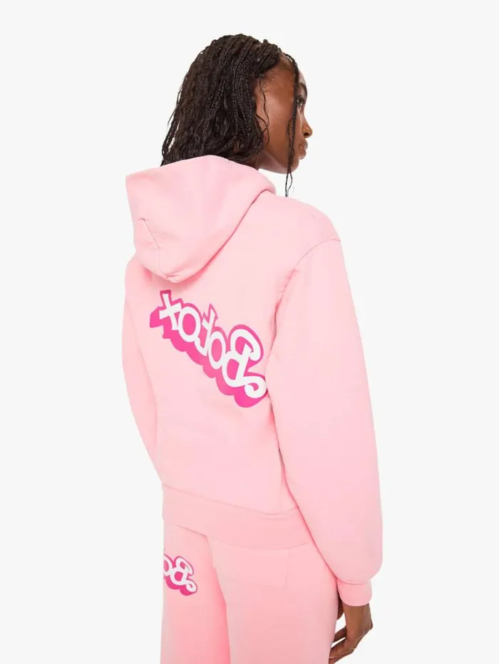 Women Mother Denim Botox Hoodie Pink
