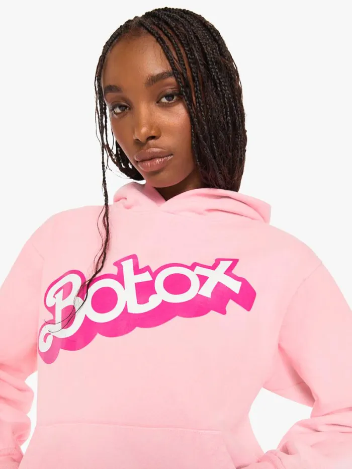 Women Mother Denim Botox Hoodie Pink