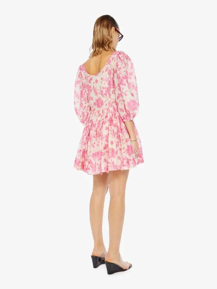 Women Mother Denim Ellah Dress Pink Baroque